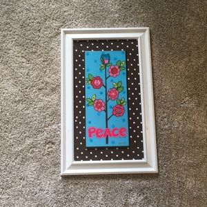 Peace wall art